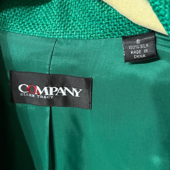 Ellen  Tracy 100% silk  blazer - Picture 3 of 3